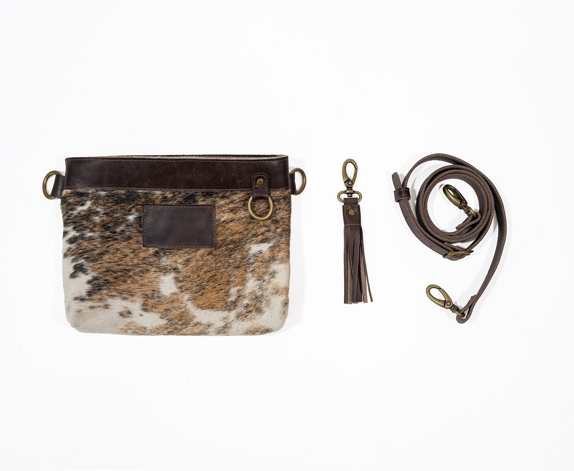 Crossbody Cowhide Handbag