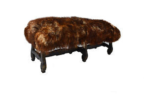 4 Foot Tibetan Bench (Grey Straight Leg)