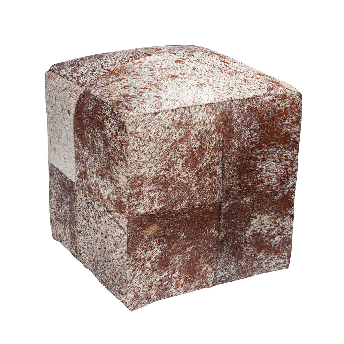 Natural Cowhide Poufs