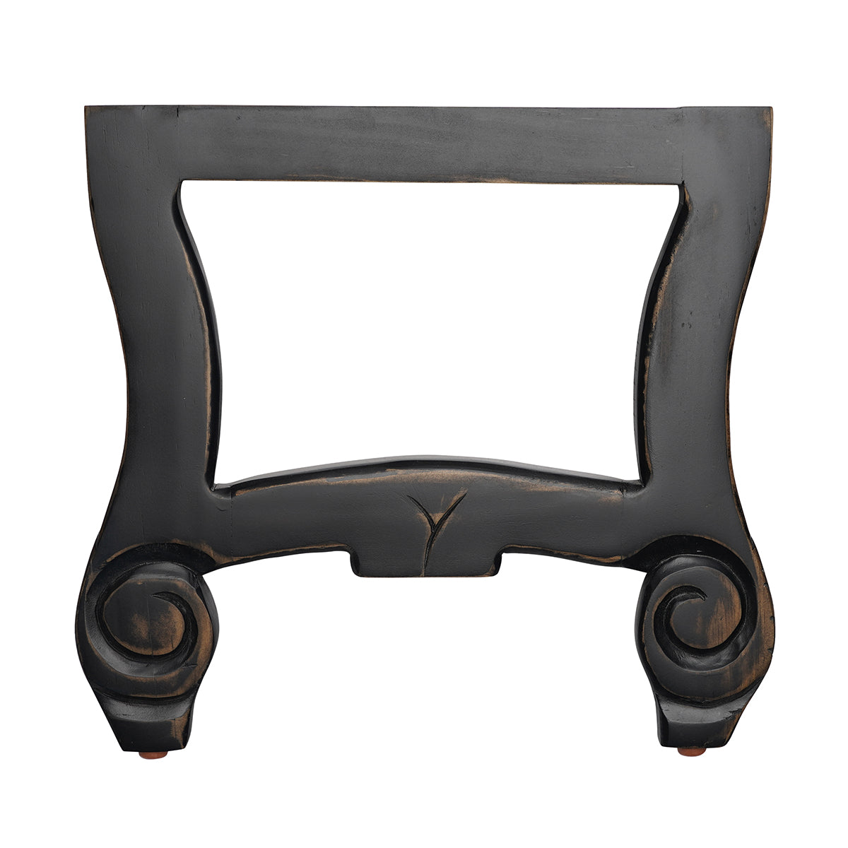 6 Foot Tibetan Bench (White Carved Leg)