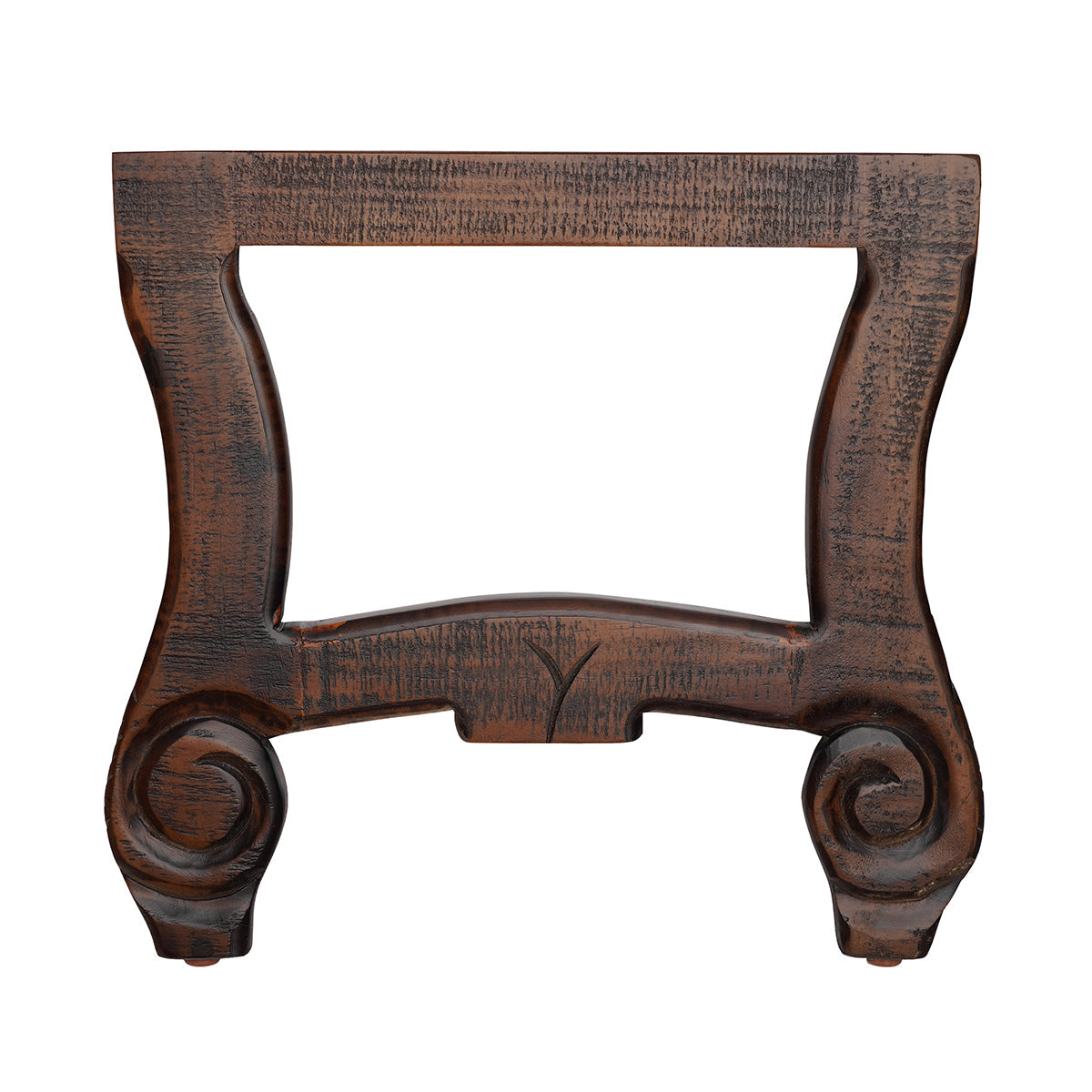 Foot Tibetan Bench (Brown Straight Leg)