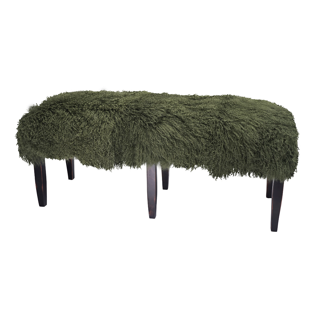 Foot Tibetan Bench (Brown Straight Leg)