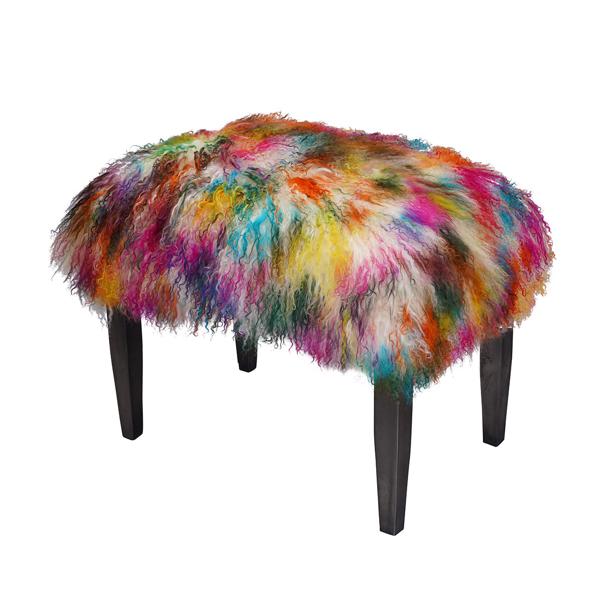 4 Foot Tibetan Bench (Brown Straight Leg)