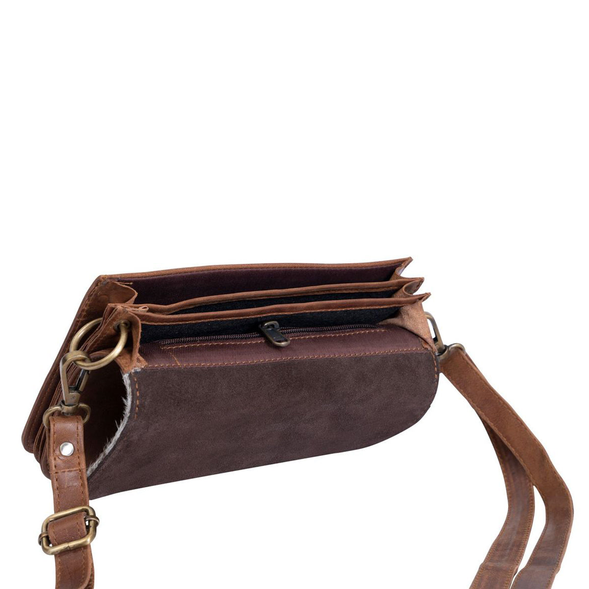 Cowhide Accordion Envelope Purse