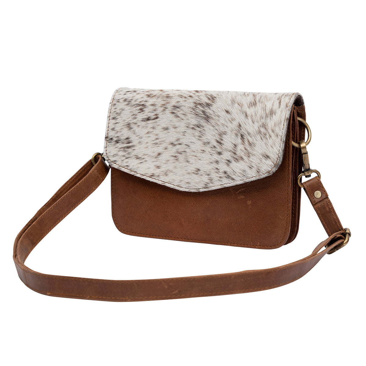 Cowhide Accordion Envelope Purse