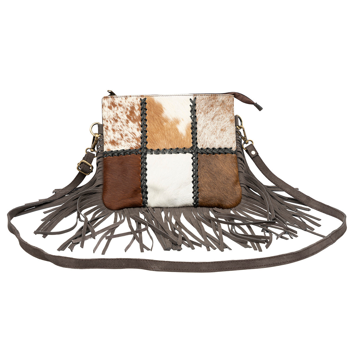 Patchwork Fringe Purse