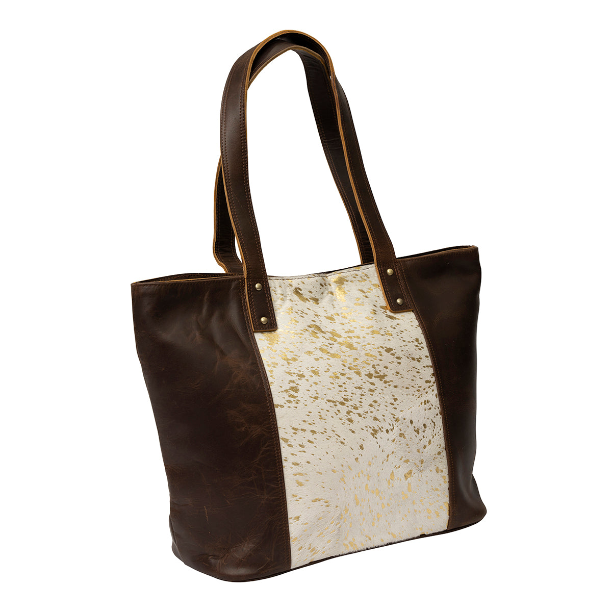 Cowhide & Leather Tote