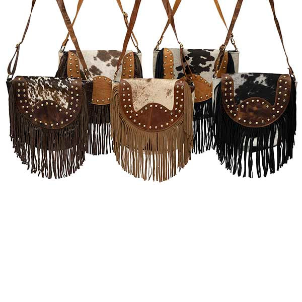 Fringe Crescent Purse