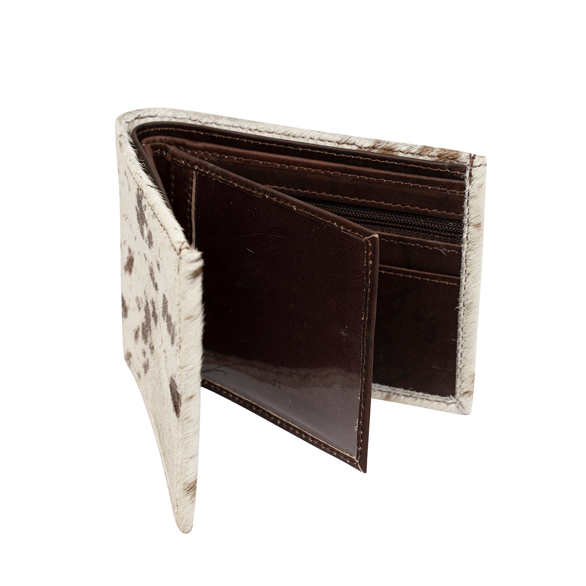 Cow Hide Bi Fold Wallet