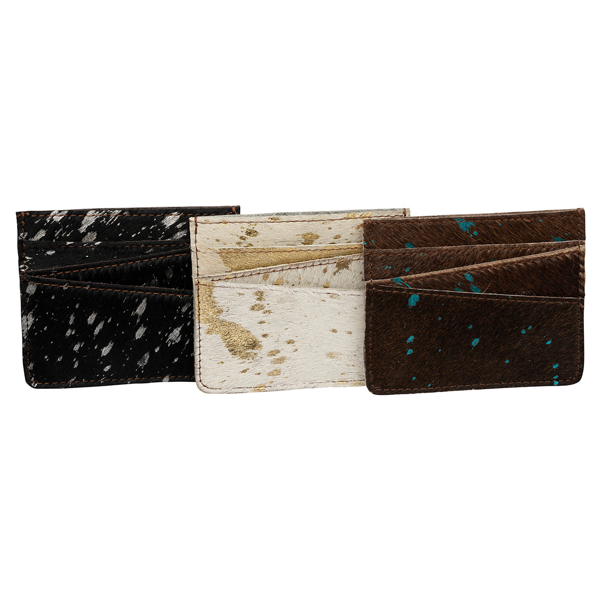 Cowhide Credit Card Sleeve Wallet