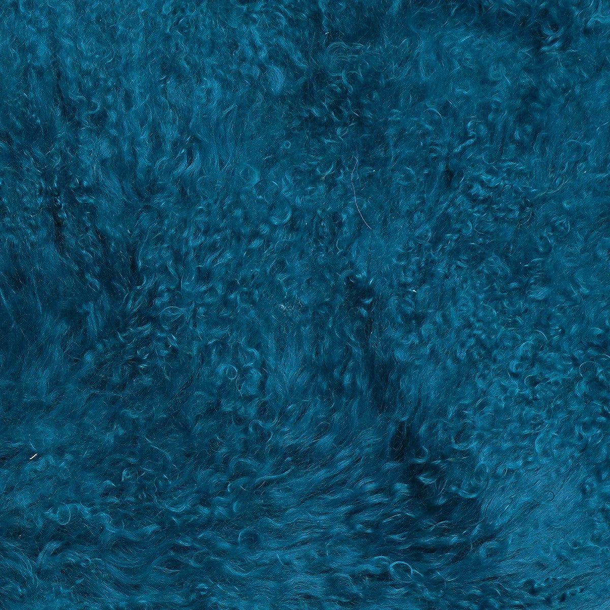 Dark Teal Tibetan Lamb
