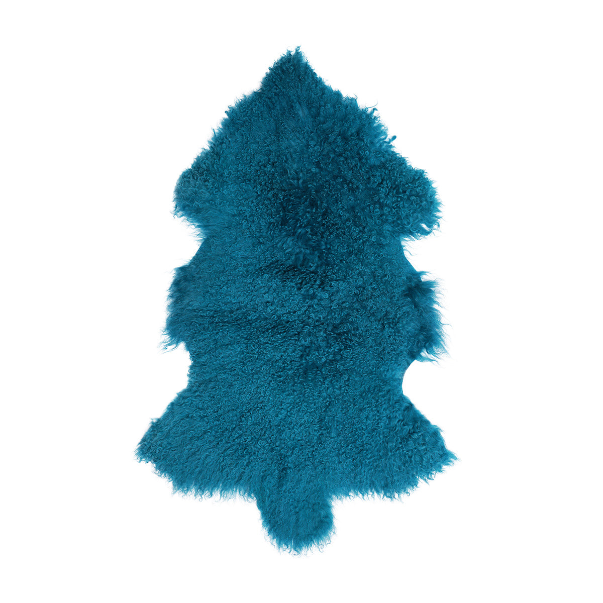 Dark Teal Tibetan Lamb