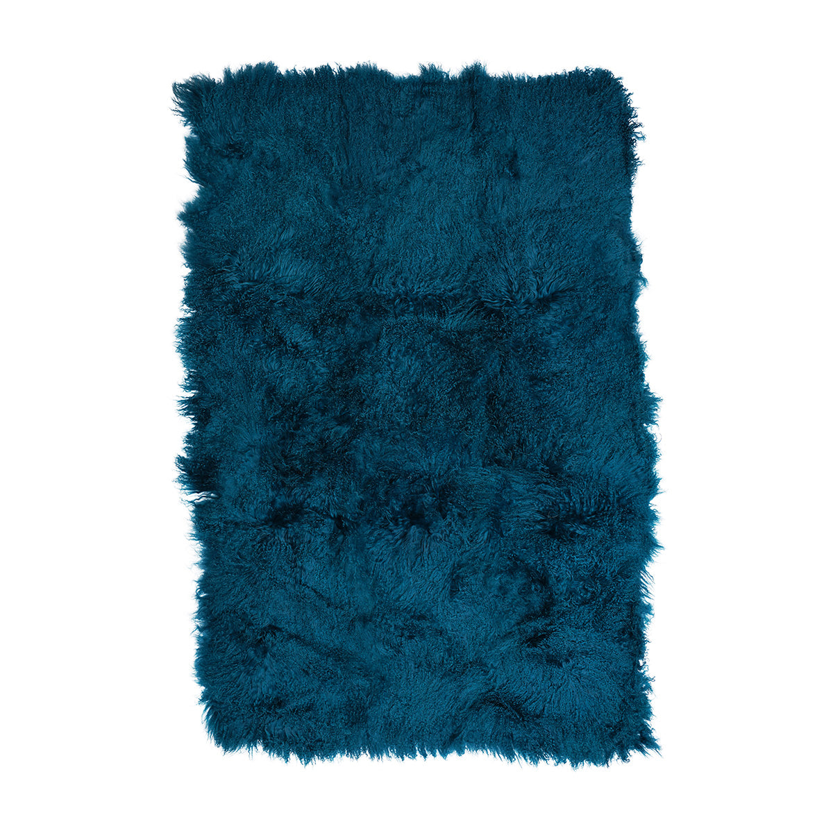 Dark Teal Tibetan Lamb