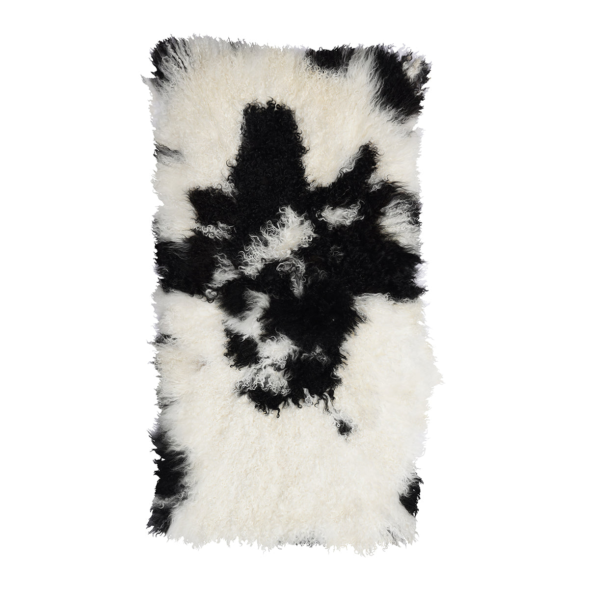 Natural Black & White Tibetan Lamb