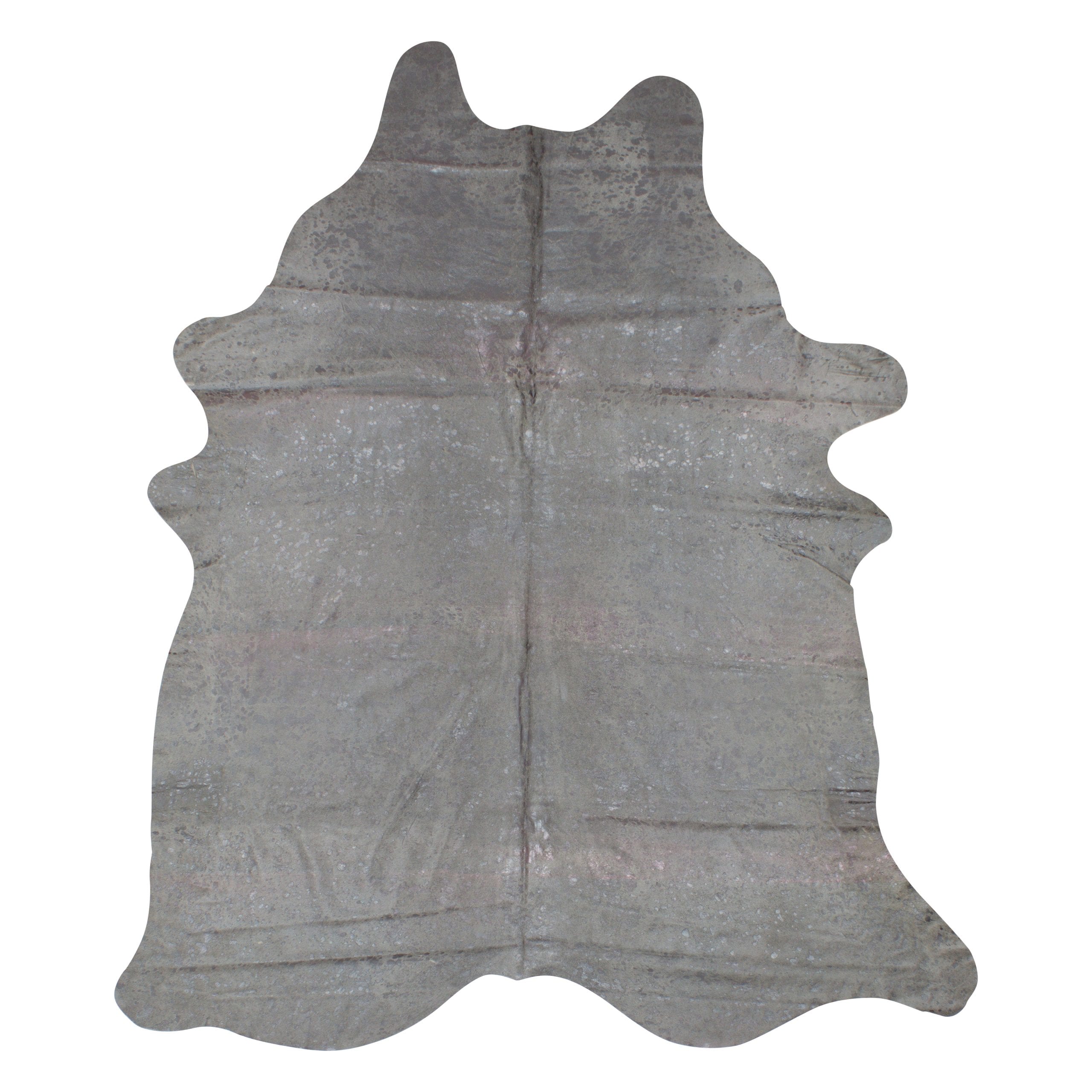 Gunmetal Grey Acid Wash Cowhide