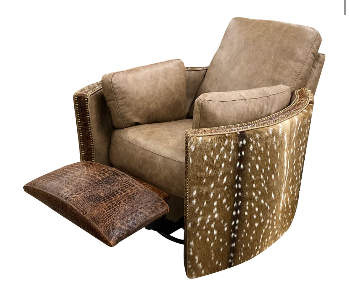 Camel Axis Snug Swivel Recliner