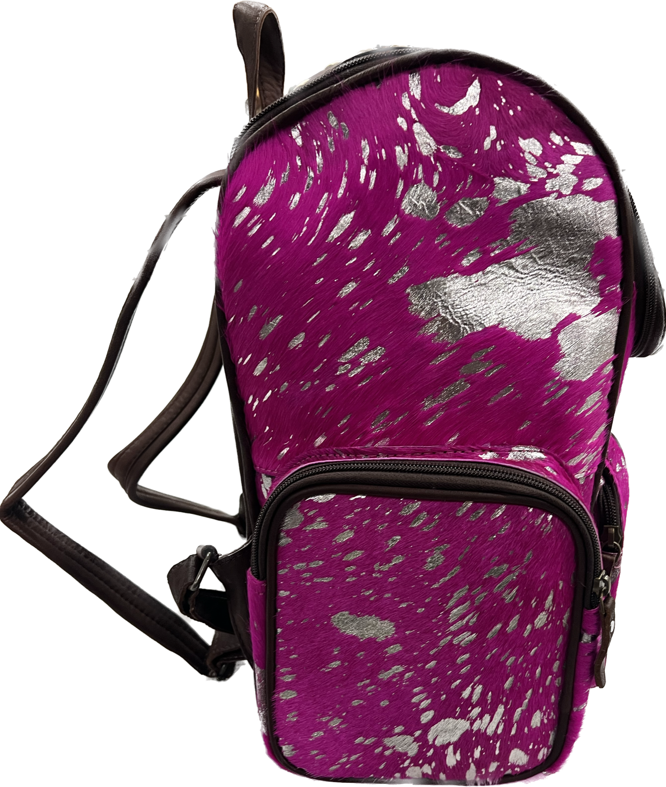Dolly Backpack Pink & Silver acid wash