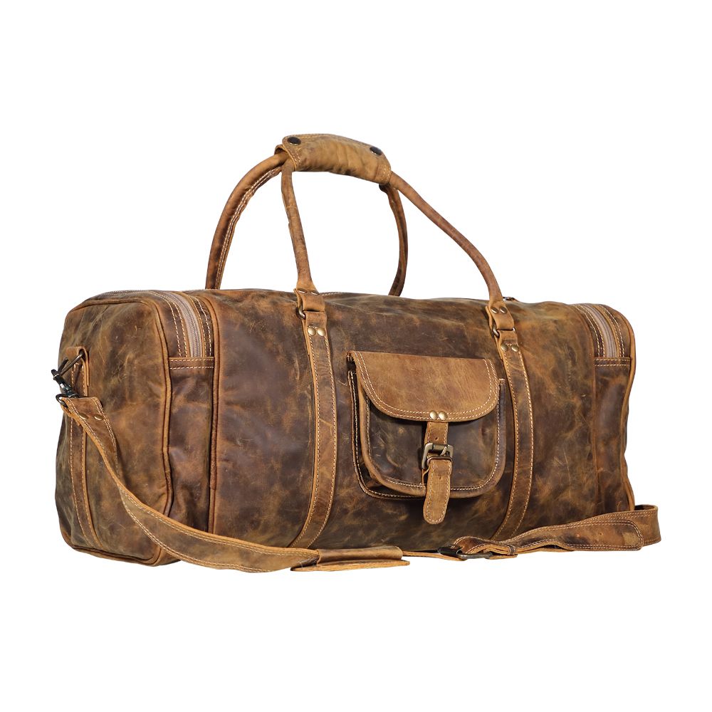 Crazy Horse Travel Leather Bag