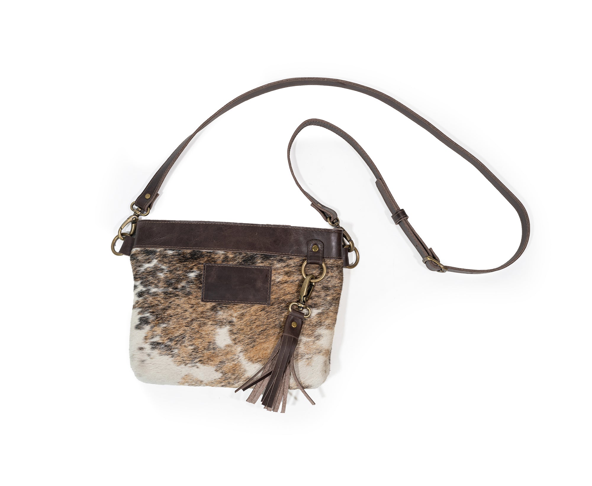 Crossbody Cowhide Handbag
