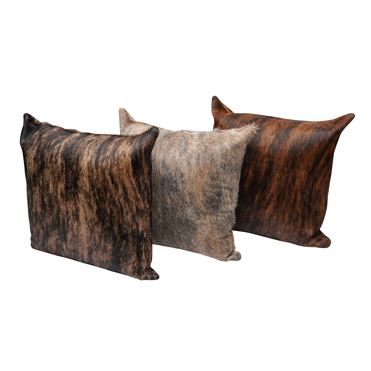 Brindle Cow Hide Pillow 20' Square