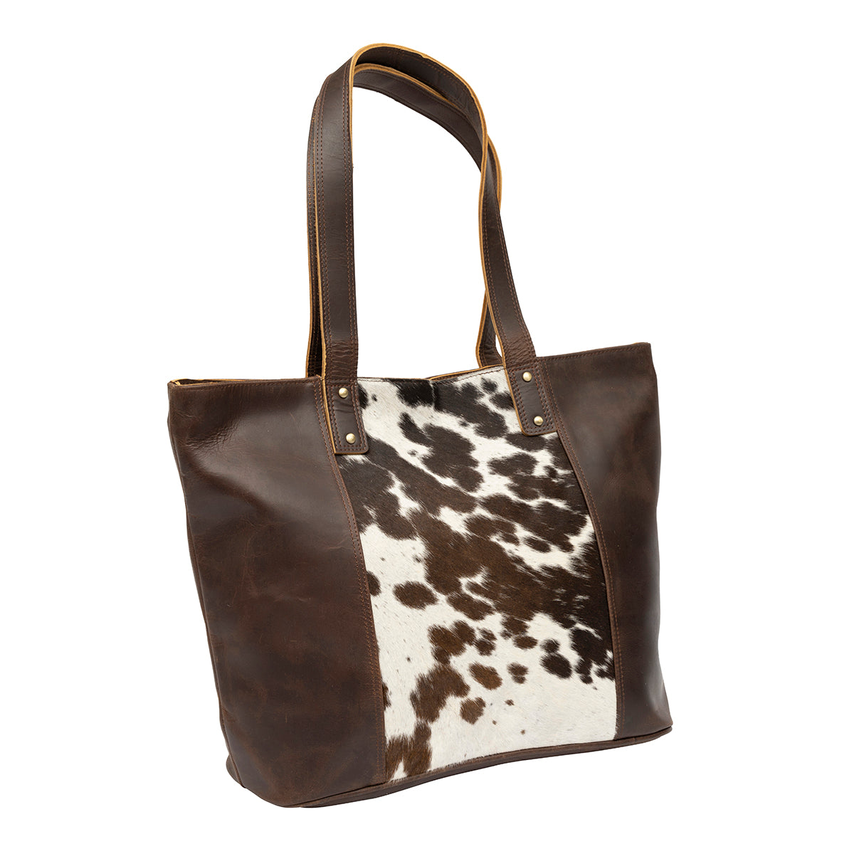 Cowhide & Leather Tote
