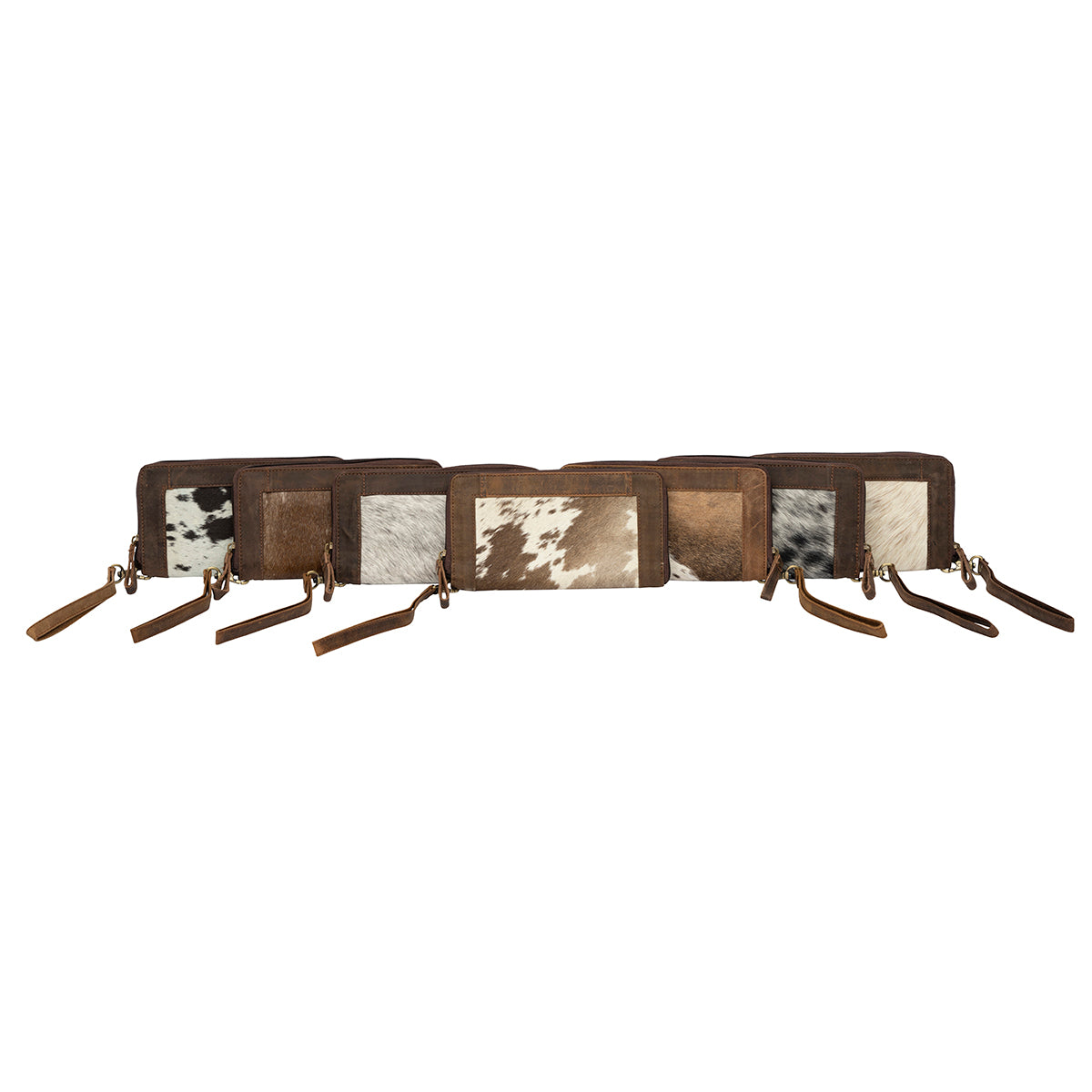 Cowhide with Zipper Edge Wallet