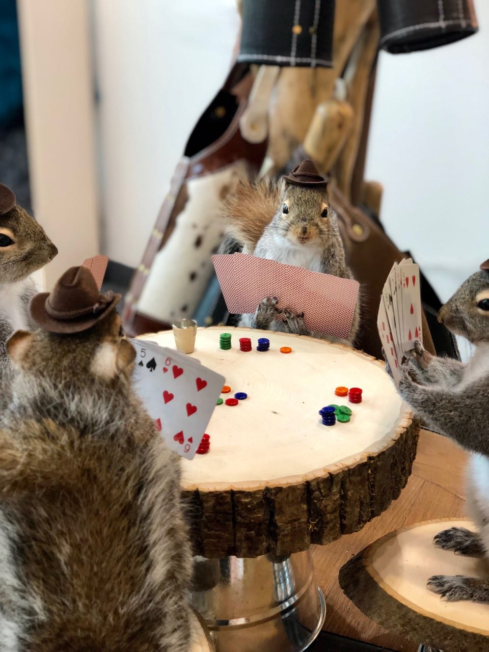 Squirrel Poker set